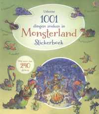 1001 dingen zoeken in monsterland - stickerboek