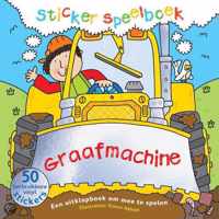 Stickerspeelboek Graafmachine