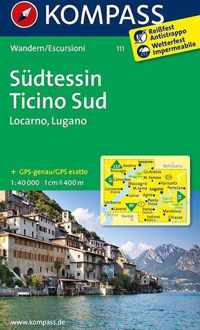 Kompass WK111 Südtessin, Locarno, Lugano