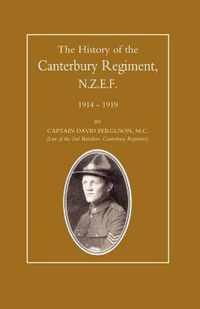 History of the Canterbury Regiment. N.Z.E.F. 1914-1919