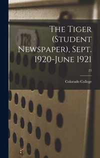 The Tiger (student Newspaper), Sept. 1920-June 1921; 23