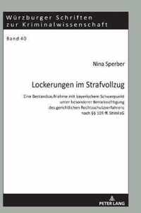 Lockerungen Im Strafvollzug