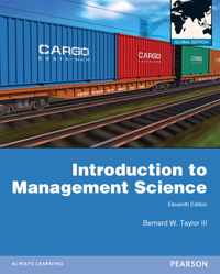 Introduction To Management Science