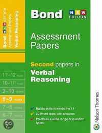 Bond Second Papers in Verbal Reasoning 8-9 Years