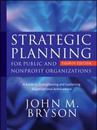 Strategic Planning for Public and Nonprofit Organizations