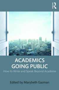 Academics Going Public