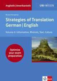 Strategies of Translation. German/ English II