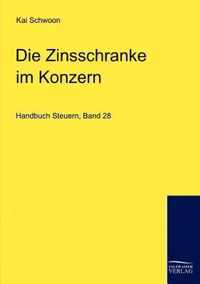 Die Zinsschranke im Konzern