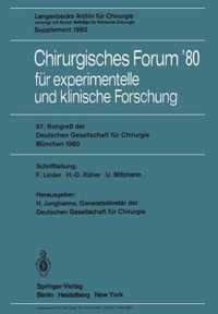 Chirurgisches Forum'80