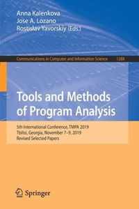 Tools and Methods of Program Analysis