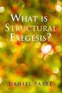 What Is Structural Exegesis?