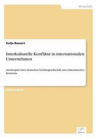 Interkulturelle Konflikte in internationalen Unternehmen