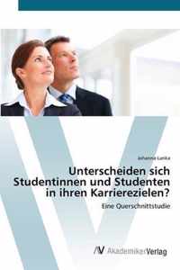 Unterscheiden sich Studentinnen und Studenten in ihren Karrierezielen?