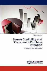 Source Credibility and Consumer's Purchase Intention