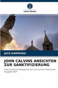 John Calvins Ansichten Zur Sanktifizierung