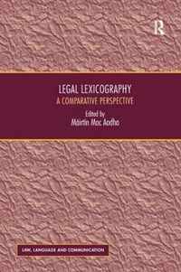 Legal Lexicography