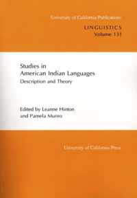 Studies in American Indian Languages - Description & Theory