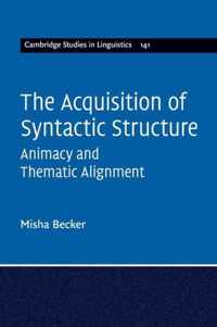 Acquisition of Syntactic Structure