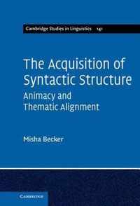 Acquisition Of Syntactic Structure