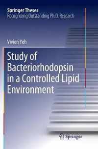 Study of Bacteriorhodopsin in a Controlled Lipid Environment