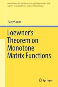 Loewner's Theorem on Monotone Matrix Functions