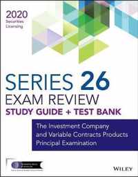 Wiley Series 26 Securities Licensing Exam Review 2020 + Test Bank