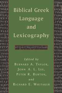 Biblical Greek Language and Lexicography