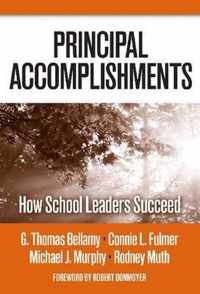 Principal Accomplishments