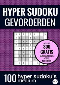 Sudoku Medium: HYPER SUDOKU - nr. 16 - Puzzelboek met 100 Medium Puzzels voor Volwassenen en Ouderen