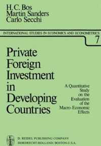 Private Foreign Investment in Developing Countries