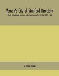 Vernon's City of Stratford directory