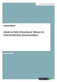 Suizid in Haft. Erwachsene Manner in oesterreichischen Justizanstalten