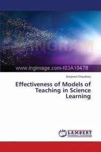 Effectiveness of Models of Teaching in Science Learning