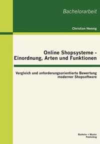 Online Shopsysteme - Einordnung, Arten und Funktionen