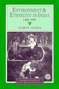 Environment and Ethnicity in India, 1200-1991