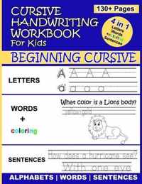 cursive handwriting book for kids