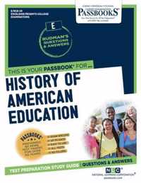 History of American Education (RCE-29)