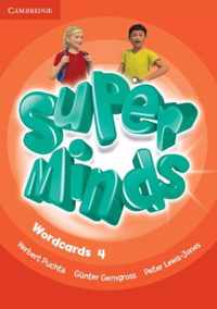 Super Minds Level 4 Wordcards (Pack of 89)