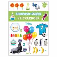 Allereerste stapjes 0 -  Stickerboek tellen 5+