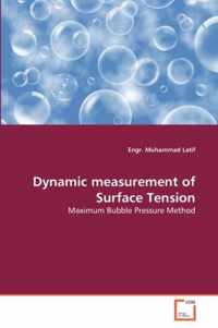 Dynamic measurement of Surface Tension