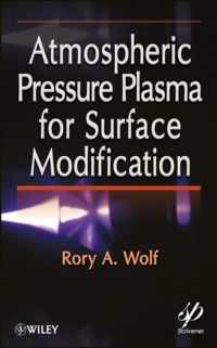 Atmospheric Pressure Plasma for Surface Modification