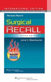 Surgical Recall, International Edition, REVISED REPRINT (Recall Series)