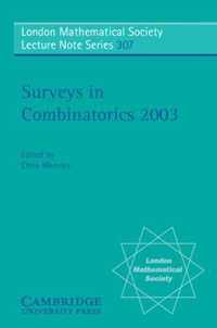 Surveys in Combinatorics 2003