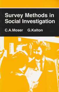 Survey Methods in Social Investigation