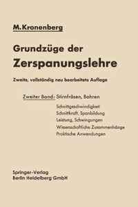 Grundzuge der Zerspanungslehre