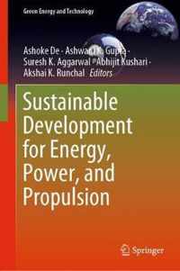 Sustainable Development for Energy Power and Propulsion