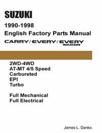 Suzuki Carry & Every 1990-1998 English Factory Parts Catalogue