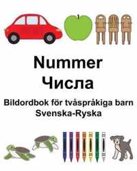 Svenska-Ryska Nummer/ Bildordbok foer tvasprakiga barn