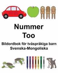 Svenska-Mongoliska Nummer/ Bildordbok foer tvasprakiga barn