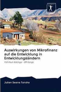 Auswirkungen von Mikrofinanz auf die Entwicklung in Entwicklungslandern